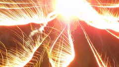 Particles bright abstract new year fireworks