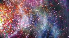 Particles patterns abstract explosion kaleidoscope psychedelic 