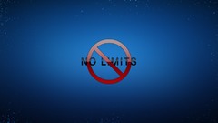 Particles red blue background limited edition