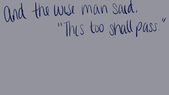 Pass and case just fixed shall ungirlied