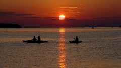 Path nature sunset Sea