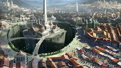 Pathfinder cityscapes fantasy art
