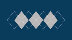 Pattern minimalistic argyle