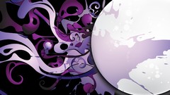 Pattern purple black background graphics splashes vectors