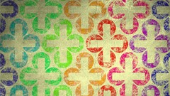 Patterns abstract cross colors multicolor