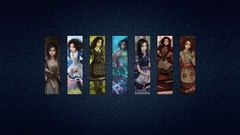 Patterns Alice blue background madness drawings