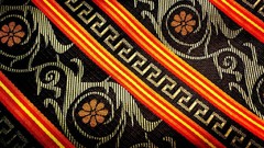 Patterns close-up tie