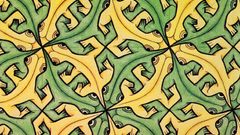Patterns geckos MC Escher