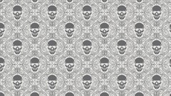 Patterns light tile skulls