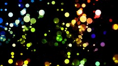 Patterns lights colorful shapes