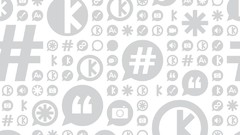 Patterns pattern white tile icons Karma social medias 