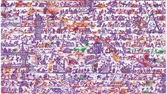 Patterns purple artwork
