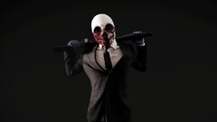 payday the heist video games mask tie suits Simple Background