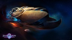 PC air Carrier pc games starcraft outer space artwork blizzard 