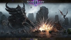 PC explosions Aliens Zerg science fiction alien starcraft 