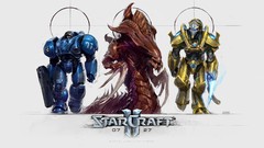 PC widescreen science fiction starcraft video games starcraft 