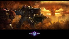 PC widescreen science fiction starcraft video games starcraft 