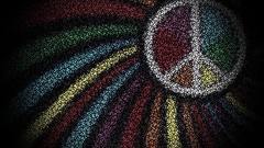 Peace rainbows swastika peace