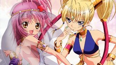 Peach pink hair yellow eyes hinamori amu Shugo Chara!
