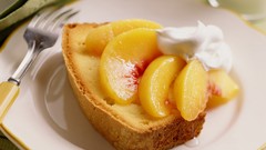 Peaches fruits cakes