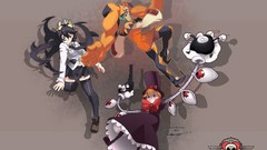 Peacock Fighting video games skullgirls Cerebella Filia