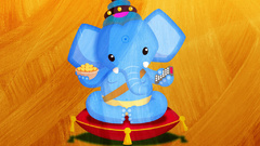 Peanuts elephants indian remote