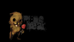 Pedobear black background