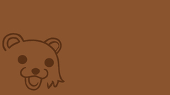 Pedobear minimalistic brown meme