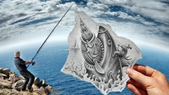 Pencils drawings artwork Ben Heine Pencil Vs Camera