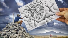 Pencils drawings artwork Ben Heine Pencil Vs Camera