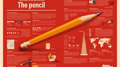 Pencils infographics