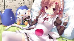 Penguins anime girls brunettes boku wa tomodachi ga sukunai 