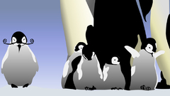 Penguins vector Animals abstract