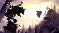 Perched demon girl Art