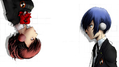 Persona 3 protagonist Persona series video games anime boys