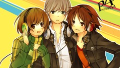 Persona 4 satonaka chie narukami yuu Persona series Hanamura 