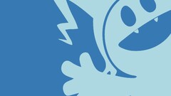 Persona series Persona 3 Anime blue background Simple Background