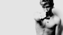 Pettyfer greyscale monochrome Alex