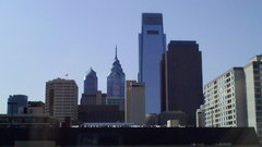 Philly skyline from community