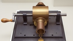 Phonograph Edison kruesi tinfoil