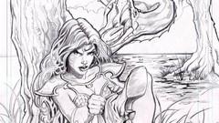 Photo manipulation artwork drawings