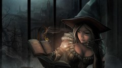 Photo manipulation witch fantasy