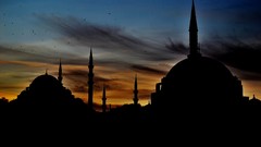 Photographers City Lights Turkey Istanbul mosques long exposure