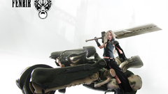 Photomanipulation artwork fenrir