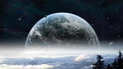 Photomanipulation Space nature artwork