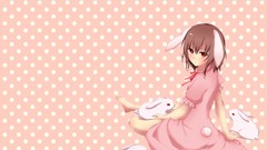 Photoshop Anime brown dress red eyes anime girls Bunnies marina 