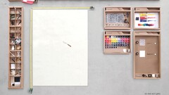 Photoshop desk software digital art workspace