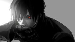 Photoshop red eyes gloves monochrome male darker than black hei 