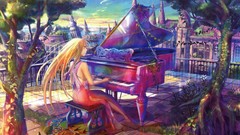 Piano artwork fuji choko