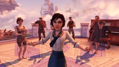 Piano dancing happy bioshock infinite Elizabeth Comstock